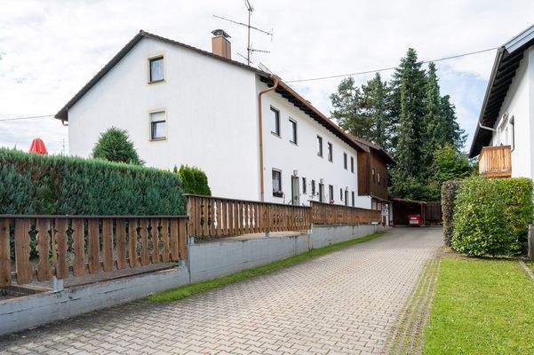 Ansicht von der Straße