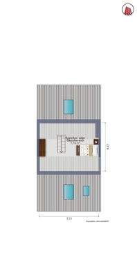 Grundriss Speichergeschoss