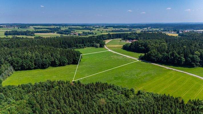 Grundstück Markiert