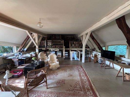 Wohnen OG mit Bibliothek