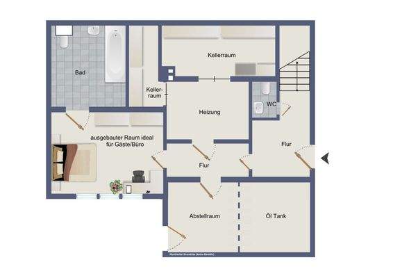 Grundriss UG (kein Maßstab)