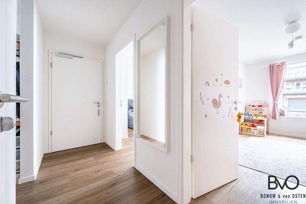 Überblick aus dem Wohnungsflur