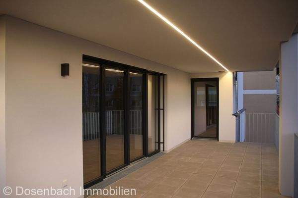 Balkon mit LED
