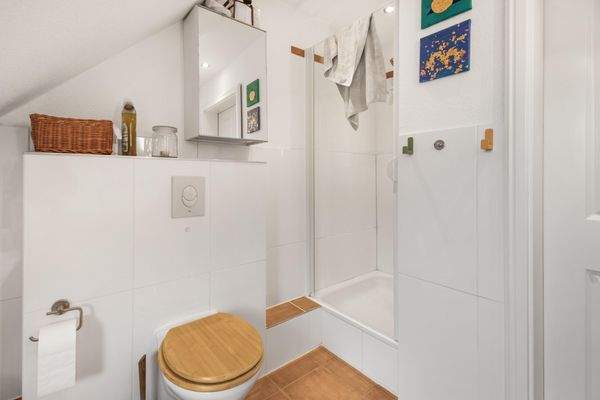 Badezimmer im Dachgeschoss