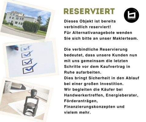 Reserviert-Zimmerplatz