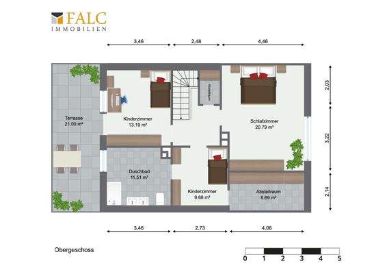 Grundriss Obergeschoss 