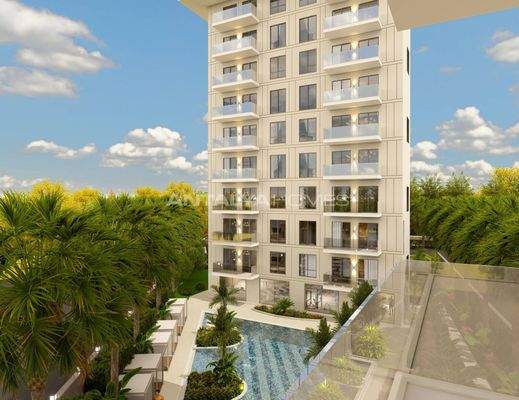 Flats with Rich On-Site Amenities in Alanya Center