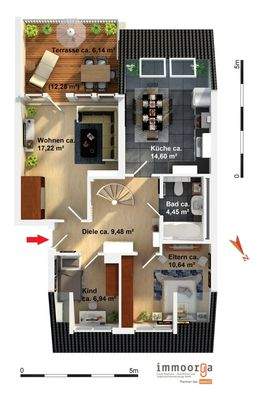 Skizze DG: hohes Vermietungspotenzial