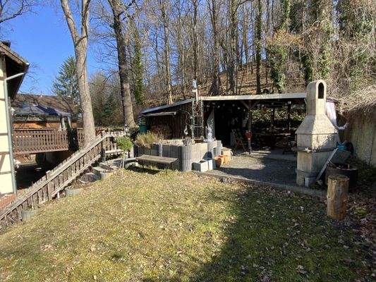 überdachter Freisitz