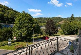 Ausblick Balkon