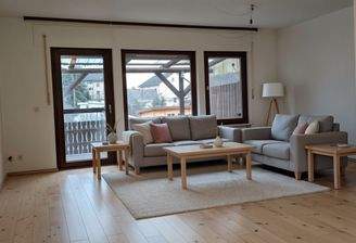 Wohnzimmer - beispielhaft möbliert