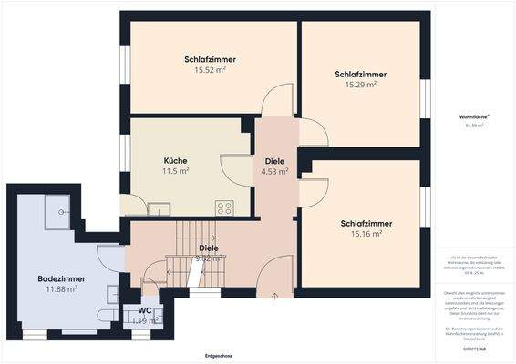 Grundriss Erdgeschoss