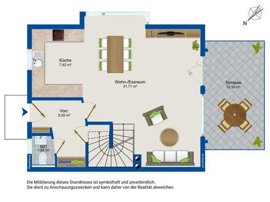 Grundriss Erdgeschoss