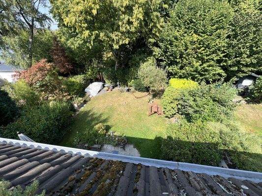 Sicht auf den Garten