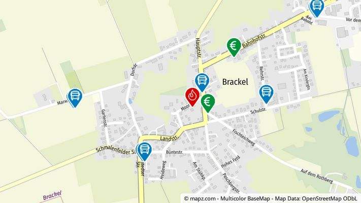 Geolyzer Kartenausschnitt