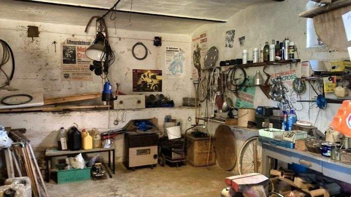 Werkstatt im Nebengebäude