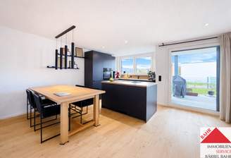 Küche und Essbereich