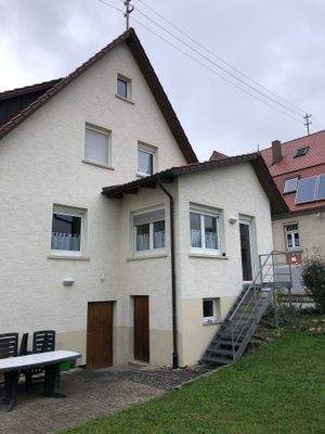 Ansicht Ostern/Eingang-Hanggeschoss