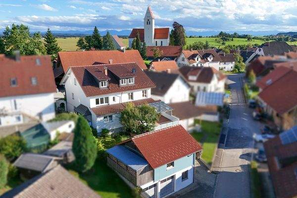 Rückseite des Hauses