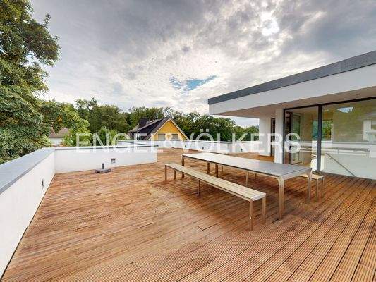 Die Dachterrasse zum Staunen!