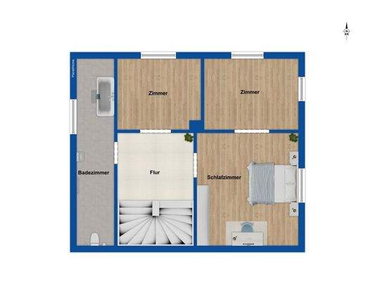 Grundriss Obergeschoss