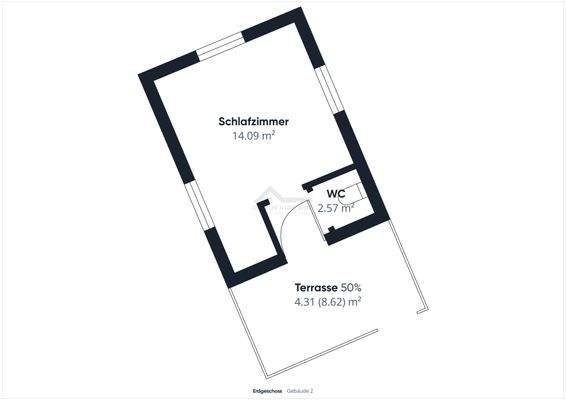 Grundriss Gäste-Bungalow