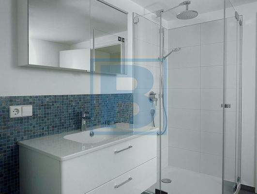 Badezimmer mit Regendusche I