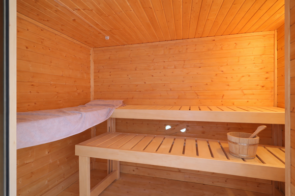 Sauna im Garten