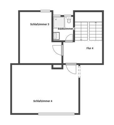 Grundriss Skizze 1. OG