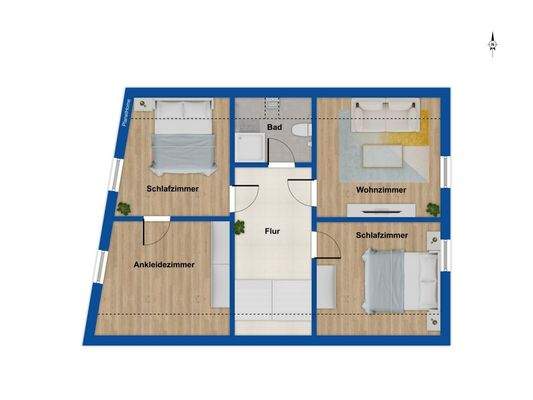 Grundriss - Dachgeschoss