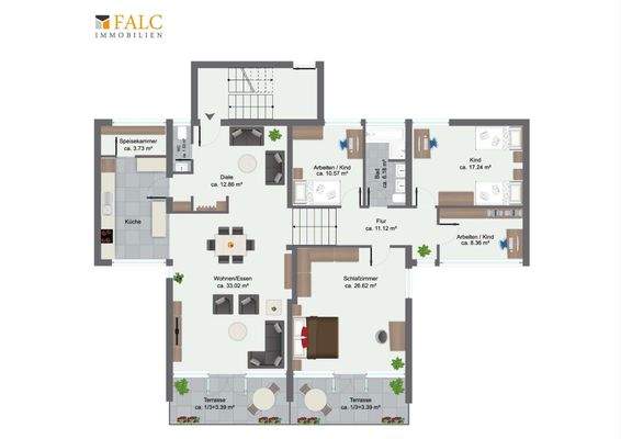 Grundriss Alternative