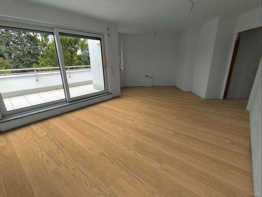 Parkett &quot;digital&quot; verlegt - Wohnen