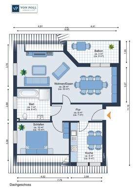 Dachgeschoss Wohnung