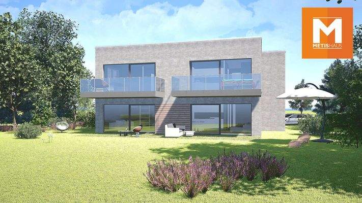 Rückansicht mit Logo