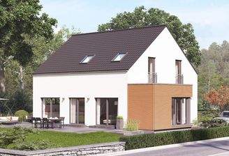 Terrassenansicht Sommertag