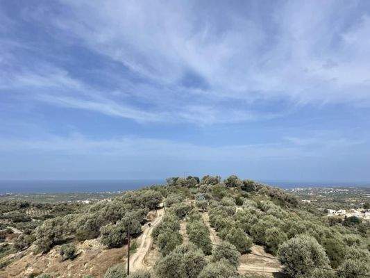 Kreta, Kirianna: Unvollendete Villa mit atemberaubender Aussicht zu verkaufen