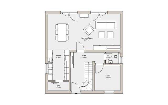 Grundriss Erdgeschoss