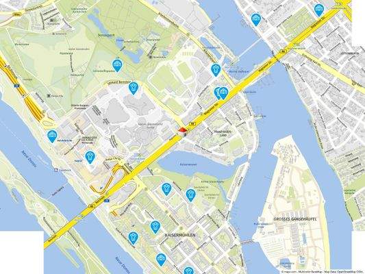 Geolyzer Kartenausschnitt