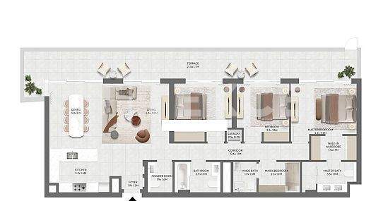 Golf Course View Apartments with Installments in Dubai South