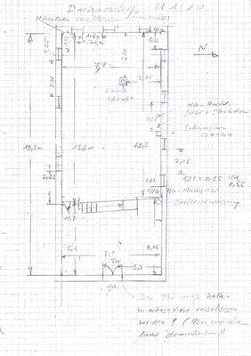 Grundriss-Skizze, Dachgeschoss