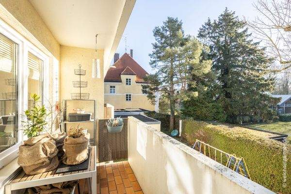 Blick vom Südbalkon