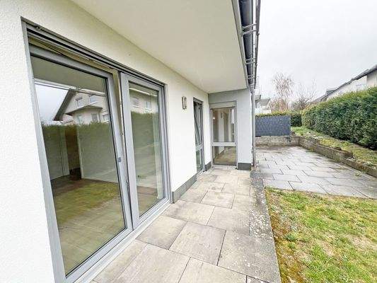 Blick auf die Terrasse