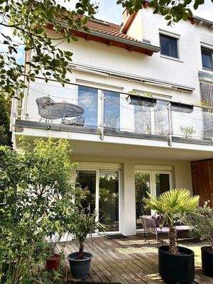 Doppelhaushäfte Meersburg Gartenansicht