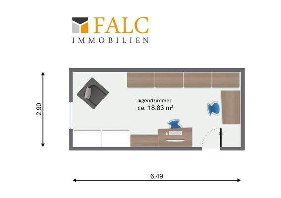 Grundriss 1. Obergeschoss