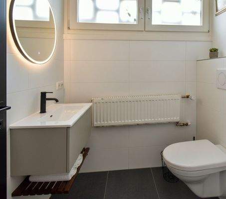 Gäste-WC Eingangsbereich illustriert