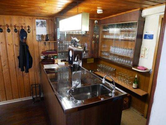 Theke im Gasthaus