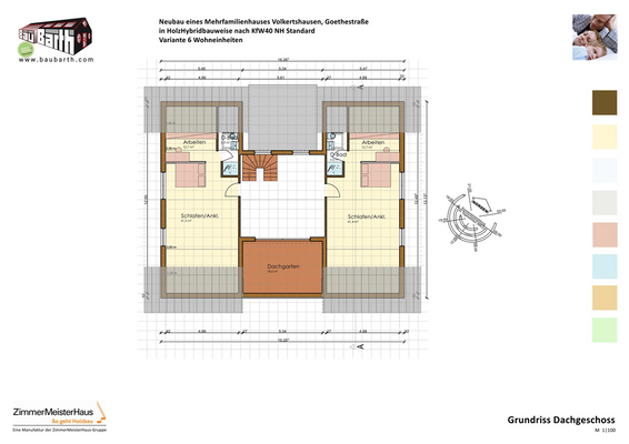 Grundriss Wohnung 2.1 DG2