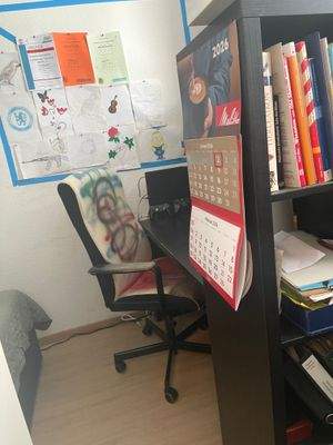 Schlafzimmer m.Bürobereich