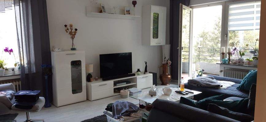 Wohnzimmer, Vermietung unmöbliert