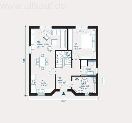 Grundriss Erdgeschoss